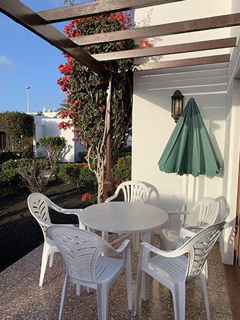 patio area